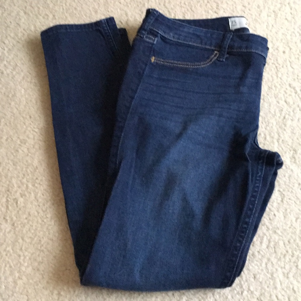 EUC Hollister dark denim jean legging